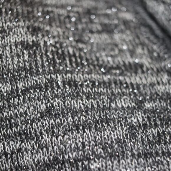 Dress Barn Gray Heathered Oversized Cowl Neck Sweater Medium - Picture 6 of 9